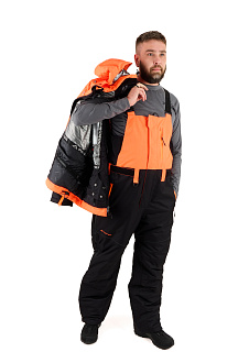 Мембранный костюм PAYER Кайт, зимний -35, черный-оранжевый Мембранный костюм PAYER Кайт, зимний -35, черный-оранжевый
