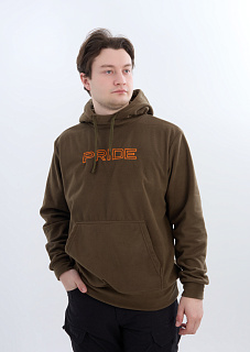 Мерч толстовка флисовая PRIDE, т.хаки