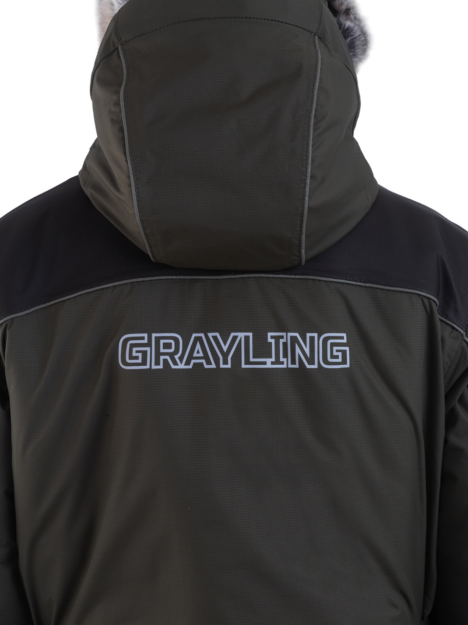 Скат V2 костюм для рыбалки GRAYLING, зимний -45, хаки
