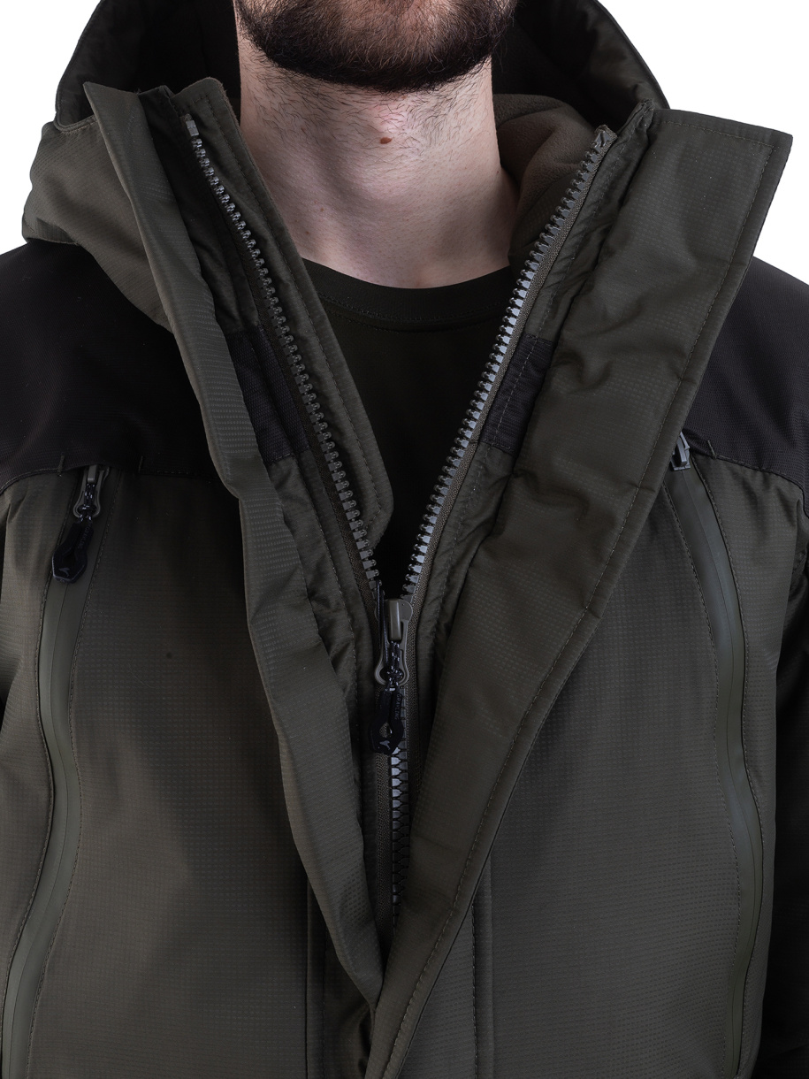 Скат V2 костюм для рыбалки GRAYLING, зимний -45, хаки