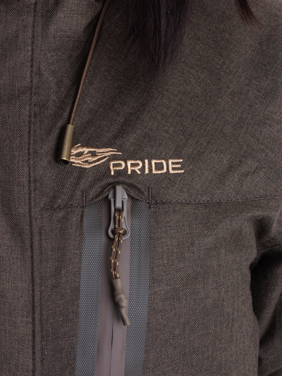 Артемида женский костюм для охоты PRIDE, зимний -15, св.коричневый