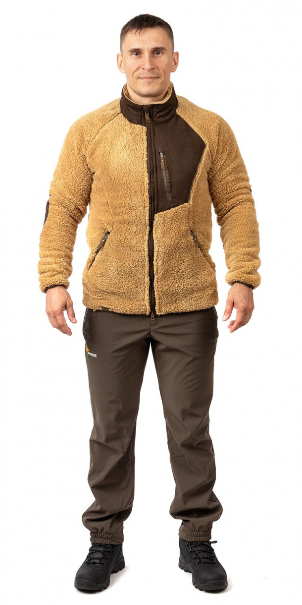 Манчестер толстовка PRIDE, демисезонная, флис, бежевый