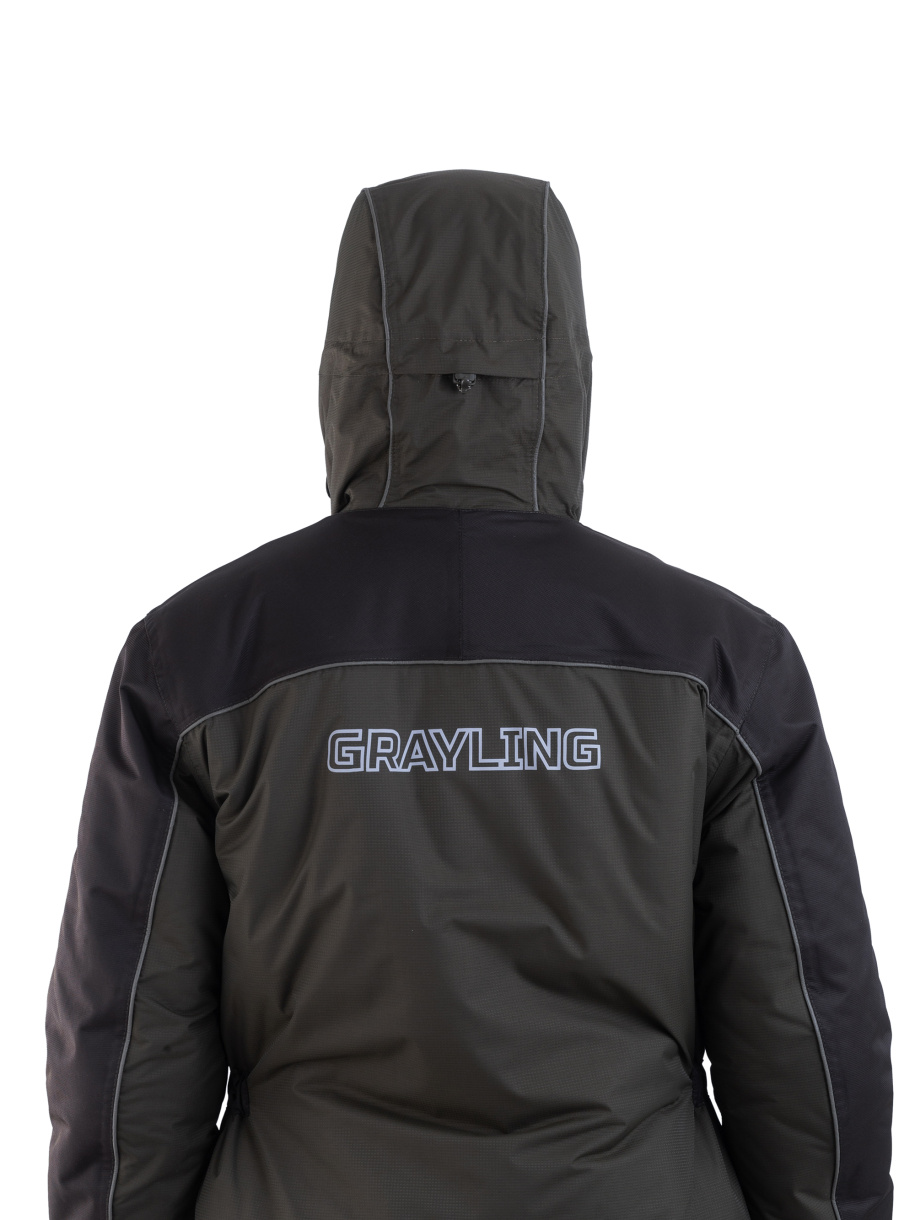 Скат V2 костюм для рыбалки GRAYLING, зимний -45, хаки