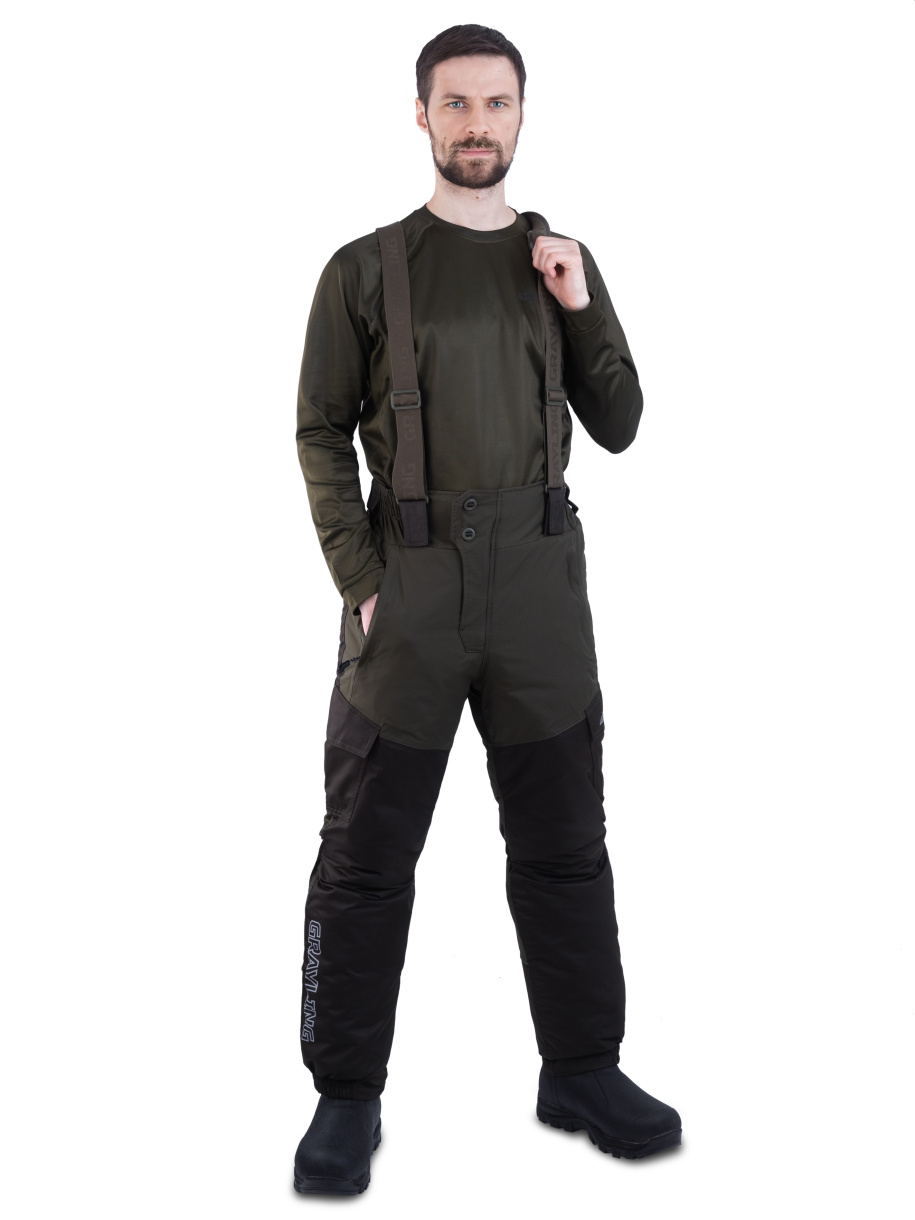 Скат V2 костюм для рыбалки GRAYLING, зимний -45, хаки